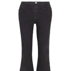 SPRWMN - ELLA ANKLE FLARE DENIM - Black - Size 28